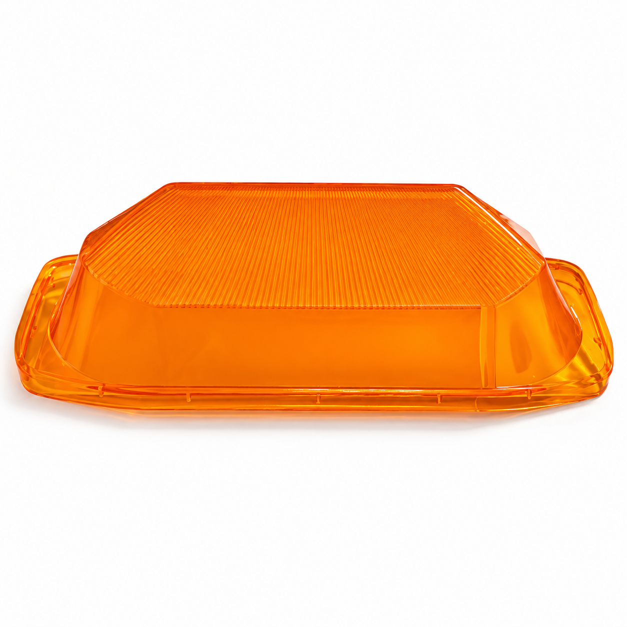 Amber Ribbed Marker Lens Cover